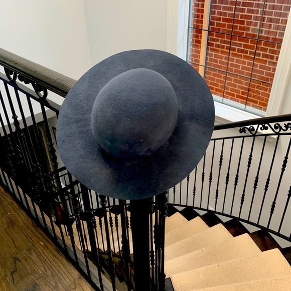 & Other Stories Felt Hat - Navy Blue (faded) - Picture 6 of 8